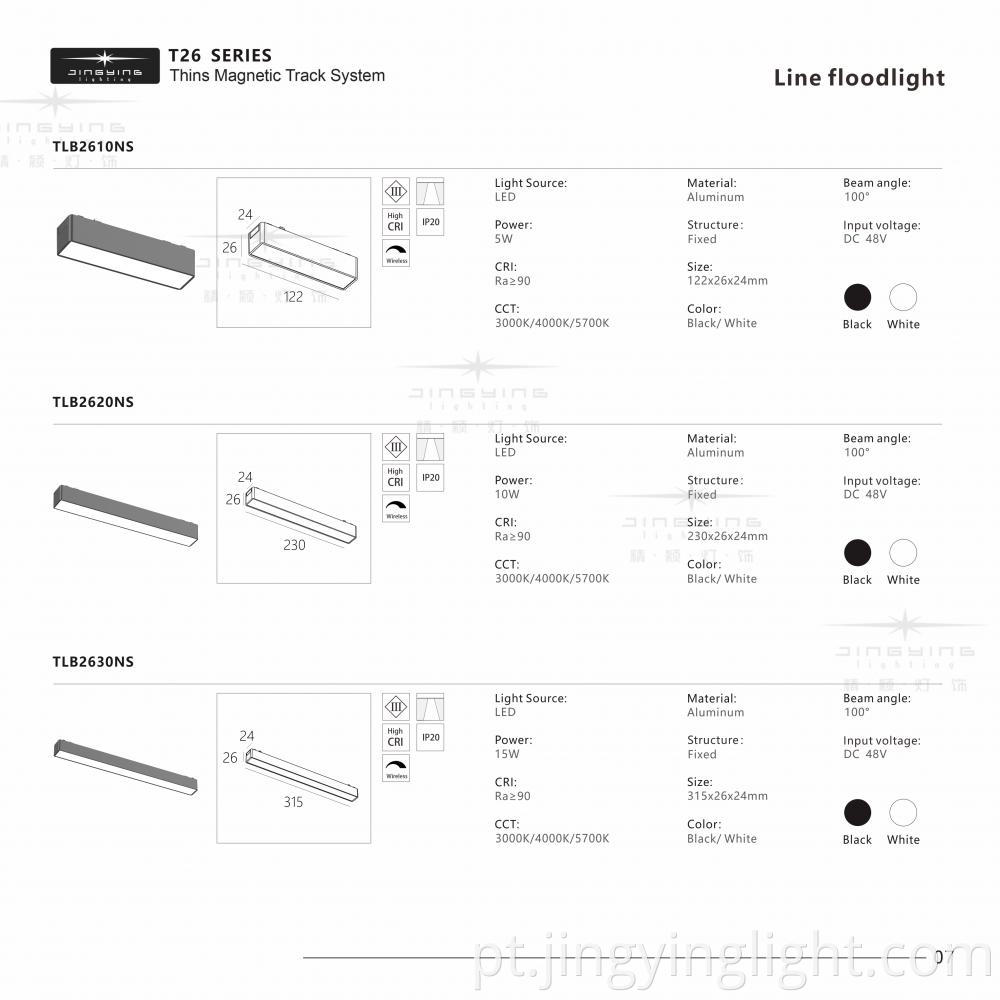 Thin Magnetic Track Flood Light 2